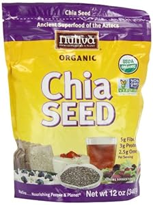 Nutiva Organic Chia Seeds, 12-Ounce Bag