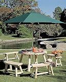 Northern White Cedar Curved Bench
