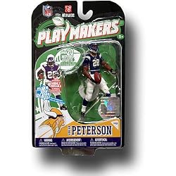 McFarlane Toys Minnesota Vikings Adrian Peterson Playmakers Series 1 Action Figurine
