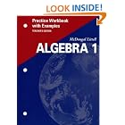 Algebra 1: Practice Workbook With Examples by 