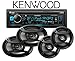 Kenwood KDC-BT365U CD Receiver w/ Bluetooth and 1 Pair of Pioneer TS-165P 6.5" & 1 Pair of TS-695P 6x9" Speakers and a FREE SOTS Air Freshener