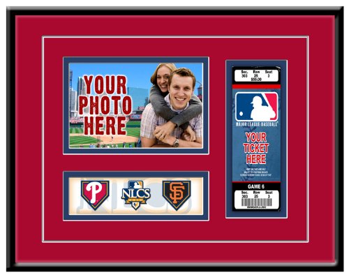 MLB Philadelphia Phillies 2010 NLCS Photo and Ticket Frame at Amazon.com