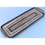Polish Pottery Long Bread Tray 15" x 6"
