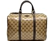 GUCCI CRYSTAL JOY BOSTON BAG MEDIUM, BEIGE MAHOGANY