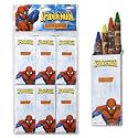 Marvel Spiderman 6pk x 4ct Crayons