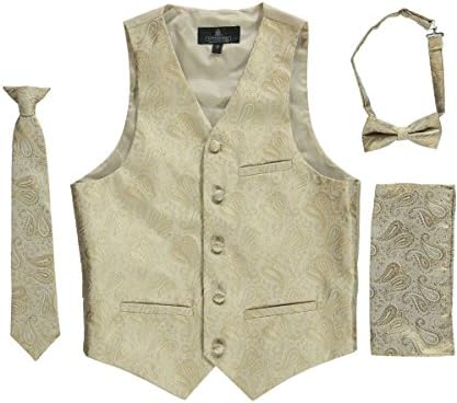 Vittorino Big Boys' 4-Piece Vest & Accessories Set