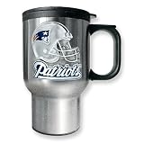 New England Patriots 16oz Stainless Steel Travel Mug