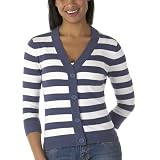Merona® Printed Cardigan - Zephyr Blue/ White