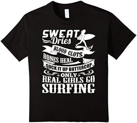 Kanu surf Suck it up buttercup real girls go Surfing (ver 1) - Kids 8 - Black