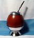 Kitchen & Housewares : ARGENTINA MATE GOURD YERBA TEA WITH STRAW BOMBILLA CUP
