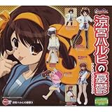 ガシャポン　 HGIF 涼宮ハルヒの憂鬱3 ハルヒ 傘ver.　みくる お着替えver.入り4種セットB/