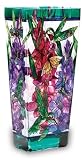 Hummingbird And Flowers Vase