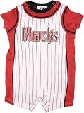 Arizona Diamondbacks Baby Pinstripe Romper - 18 months