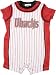 Arizona Diamondbacks Baby Pinstripe Romper - 18 months
