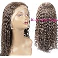 12" long Lace Wig 100% Remy Human Hair in Stock