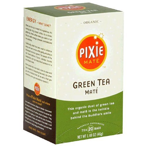 Pixie Mate Tea Bags, Green Tea Mate, 20-Count Box by Pixie Mate