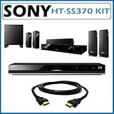 Sony HT-SS370 5.1-channel Blu-ray Disc HD Audio Surround Sound Home Theater System with Sony BDP-S57