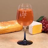 MLB New York Mets 12.75 Oz Wine Glass