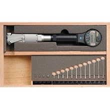 Mitutoyo 511-521 ABSOLUTE Digimatic LCD Bore Gauge, 1.8-4"/45-100mm Range, 0.00005"/0.001mm Graduation, +/-0.00012"/0.003mm Accuracy