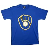 Milwaukee Brewers Cooperstown Official Logo T-Shirt by Majestic Athletic