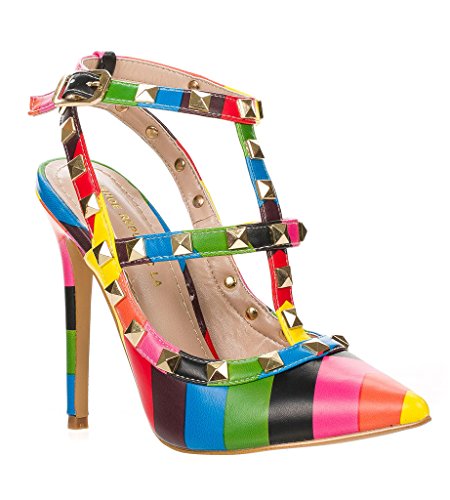 Fabulous Designer's Women's Studded High Heel Pointed Toe Pumps