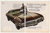 1968 Oldsmobile Toronado Rugged Individualist 2-Page Print Ad (21093)