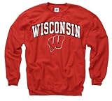 Wisconsin Badgers Red Perennial II Crewneck Sweatshirt
