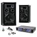 600W PA Beschallungsanlage Boxen Lautsprecher Verst�rker Endstufe DJ-211