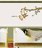 Easy Instant Decoration Wall Sticker Decal - Fun Monkey