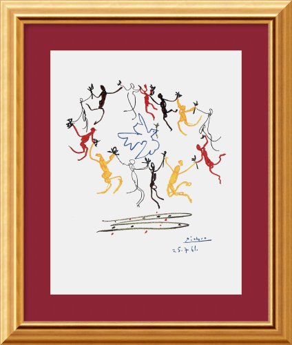 Dance of Youth Framed Art Print by Pablo Picasso, 16.12 in. x 19.12 in. Framed