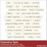 Digital Scrapbooking Elements   Expressions Tapes digital scrapbooking software scrapbooking