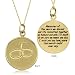Loss of Spouse Memorial Necklace, 14 Karat Gold