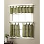 PB Solutions "Grand Canyon" Tab Top Valance, 60x13" Dark Sage