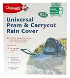 Clippasafe Universal Pram & Carrycot Rain Cover (Large)