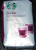 Starbucks Dark Espresso Roast Ground Coffee, 12-Ounce Bags (Pack of 3) by Starbucks Best Prices