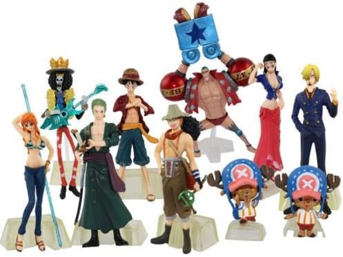 10pcs One Piece The New World 3-12cm PVC Figure NO Box