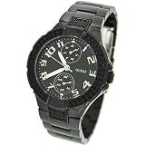 Guess Women's U13586L3 Black Stainless-Steel Quartz Watch with Black Dial