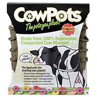 Liquid Fence CP4-12 4-Inch CowPots, 12-Pack