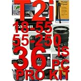Canon EOS Rebel T2i / 550D 36 Piece Pro kit with Canon EF-S
