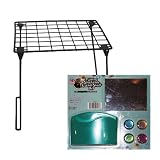 MagnaCard Locker Kit, Includes 12-Inch Black Foldable Wire Shelf, Magnetic Pencil Cup, Magnetic Locker Mirror, and Four Epoxy Glitter Magnets (41562)