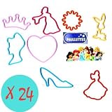 12 Silly Bandz : 6 PRINCESS + 6 Rubber Band BraceletsIMAGE