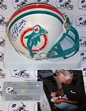 Nick Buoniconti Autographed/Hand Signed Dolphins 2-Bar Mini Helmet