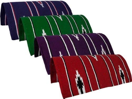 Tahoe Tack Navajo Acrylic Hand Woven Pony Saddle Blanket Pad 26 X 26 at Wholesale Price