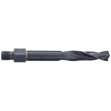 Precision Twist TS18 High Speed Steel Threaded Shank (Short Series) Drill Bit, Black Oxide Finish, Threaded Shank, Spiral Flute, 135 Degree Point Angle