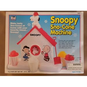 Hasbro Snoopy Sno-cone Machine In Excellent Box