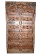 Intricately Hand Carved Teak Wood Antique Haveli Single Door From India