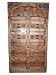Intricately Hand Carved Teak Wood Antique Haveli Single Door From India