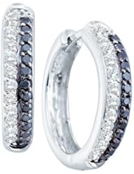 0.70CTW DIAMOND FASHION HOOPS