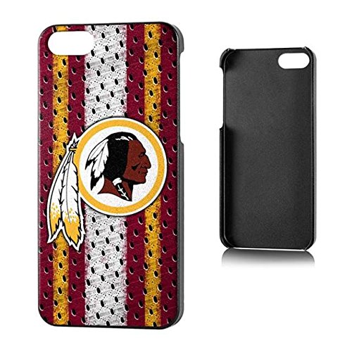 Team Pro Mark Licensed NFL Washington Redskins Slim Series Protector Case for Apple iPhone 5/5S - Retail Packaging - White/Red/Yellow