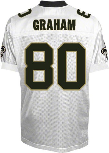 New Orleans Saints #80 Graham White Football Jersey Sports Jerseys Size 48-56